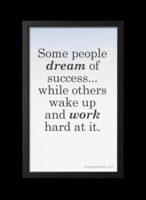 quotes about working hard for success