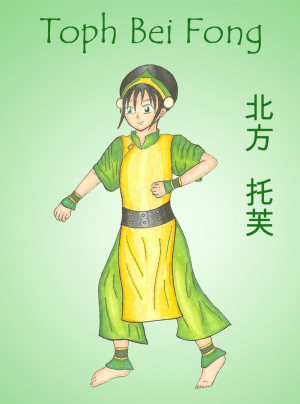 Toph Bei Fong -not done- by Waterbenderbunny