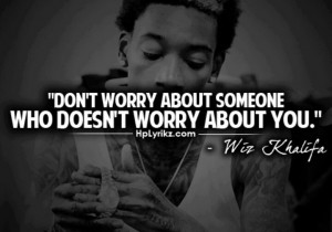 Don't worry about someone