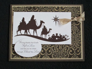 This card is made with Stampin' Up! Come to Bethlehem stamp set. Made ...