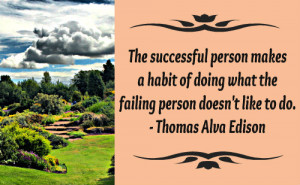 Action Quote by Thomas Alva Edison.