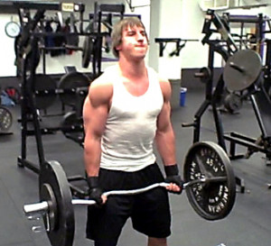 Illinois Powerlifter Bill Lotter Curls