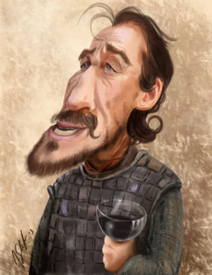 Bronn ( Jerome Flynn inspired) caricature by Rewind-Me