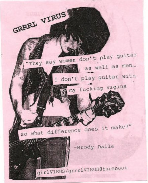 ... grrrl riot, grrrl virus, guitar, hot, music, punk, riot grrrl, women