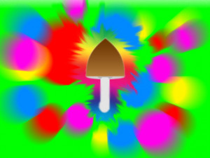 trippy mushroom coloring pages