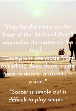 Soccer Love Quotes