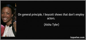 On general principle, I boycott shows that don't employ actors ...