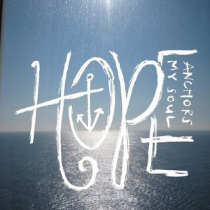 ... tags for this image include: hope, love, anchor, quote and soul