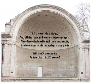Quote From Shakespeares As You Like It Photograph