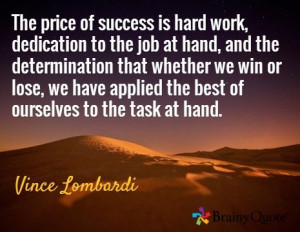 Related Pictures Vince Lombardi Quotes Determination