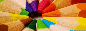Colorful Pencils Facebook Cover For Timeline Banner Photo