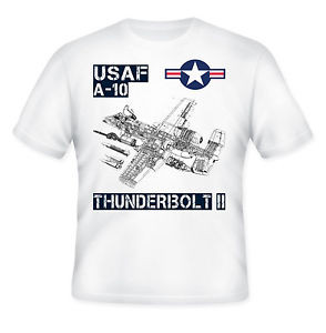 Details over USAF A-10 THUNDERBOLT II - NEW COTTON QUOTE T-SHIRT - S-M ...