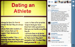 Athlete Instagrams Ridiculous List Of Rules For Dating An Athlete