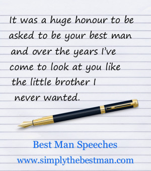 Funny Best Man Wedding Toast Quotes ~ Best Wedding Speech Examples ...