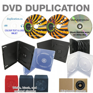 DVD duplication is ideal for short runs and fast turntime.