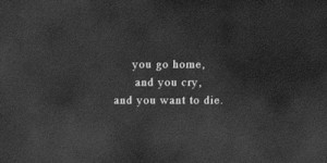 Black and White depressed depression sad suicide quotes alone broken ...