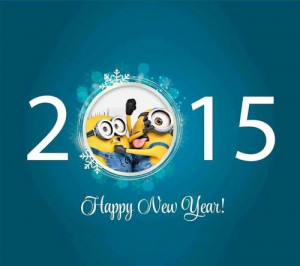 2015 Happy New Year Minions
