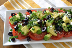 Heart Healthy Recipe Contest Day 1: Tomato and Avocado Salad