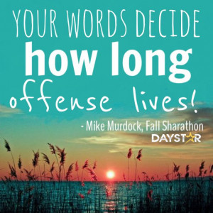 ... how long offense lives! - Mike Murdock, Fall Sharathon [Daystar.com