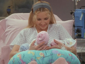 Friends | 503 | Phoebe alone with the triplets