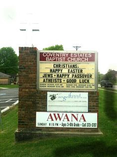 easter jews happy passover atheists good luck more humor church easter ...