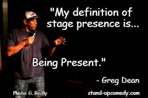 Greg Dean Comedy Quotes Meme 1: “Stand-Up Comedy is the One Thing ...