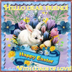 ... this cute ecard to friends or coworkers to wish them a Happy Easter