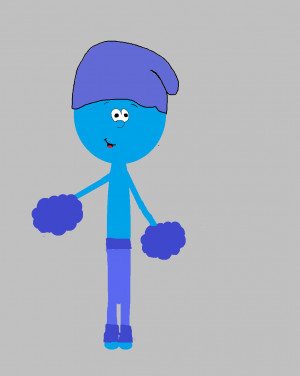 Topic: Drawing Challenge: Cheerleader Smurfette's Male Counterpart