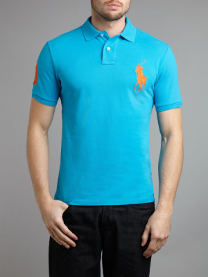 Polo Ralph Lauren Big Pony Polo Shirt in Blue for Men Turquoise