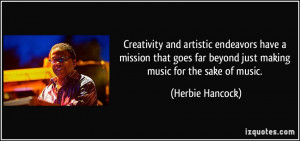 Creativity and artistic endeavors have a mission that goes far beyond ...