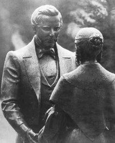 is a photo of a statue of Joseph and Emma Smith.(from lds.org ) Emma ...