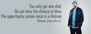 Eminem Quote Facebook Timeline Cover