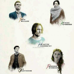Peeta / Gale / Prim / Hatmitch / Katniss / Hunger Games / Catching ...