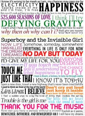 , Wicked, Sound of Music, Mamma Mia, Funny Girl, Wizard of Oz ...