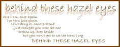 Hazel Eyes Meaning | Behind These Hazel Eyes More