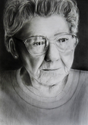 Old Lady in Pencil - Finished by slippy88