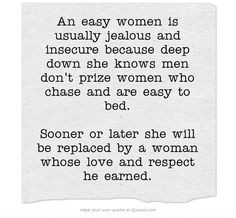 Easy Women Quotes, Favorite Quotes