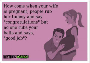 Funny ecard – Rub her tummy