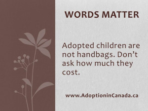 Facebook: @AdoptioninCanada #adoption