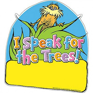 Eureka® The Lorax Project™ Paper Cut-Outs, I Speak For the Trees