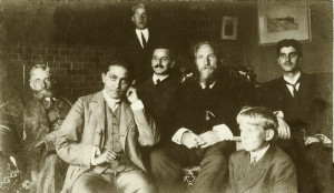 Chicago, September 1904: (Left to right) E. W. Dennis, C. Jinarajadasa ...