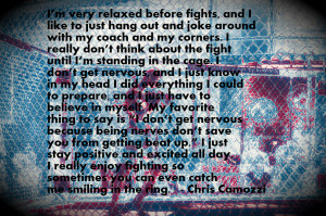 Chris Camozzi: I Don't Get Nervous before fights