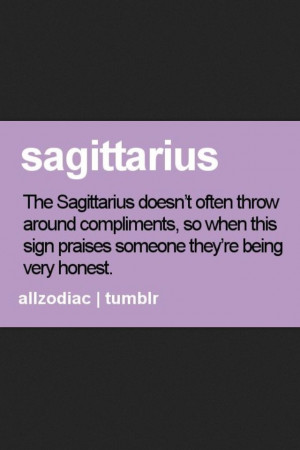Sagittarius & compliments