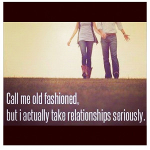 Call me old fashioned.