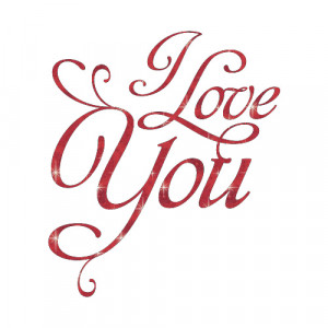 Glitter Text » Love » I love you