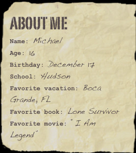 Lone Survivor Favorite movie: “I Am Legend”Favorite quote: Lorem
