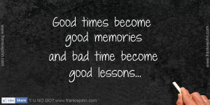 Quotes About Good Memories
