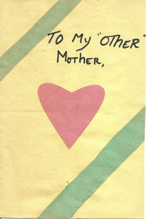 mother s day card from my daughter here it comes again mother s day ...