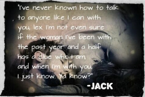Jack - I am 100% Team Jack all the way