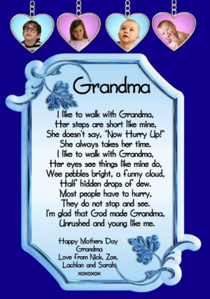 Happy Birthday Grandma Poems | grandma poems from baby , Cachedlifes ...